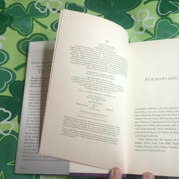 The Divide by Nicholas Evans 2005 Hard Cover with Dust Cover - Picture 7 of 12